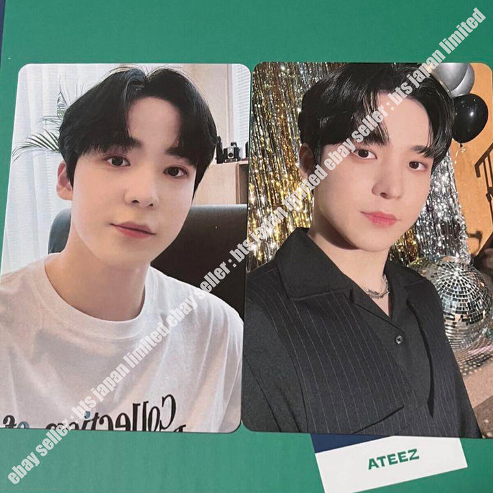 ATEEZ Yunho 2023 Saludos de la temporada Tarjeta fotográfica oficial Amigos Socio de graduación 