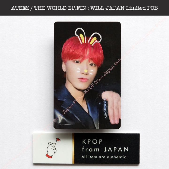 ATEEZ THE WORLD EP.FIN : WILL Japan POB Official Photocard Tower record HMV JPFC