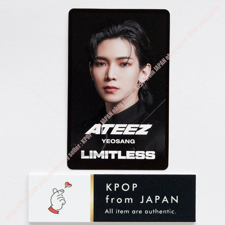 YEOSANG ATEEZ Limitless Official Photocard ATINY Tower records HMV Lucky draw