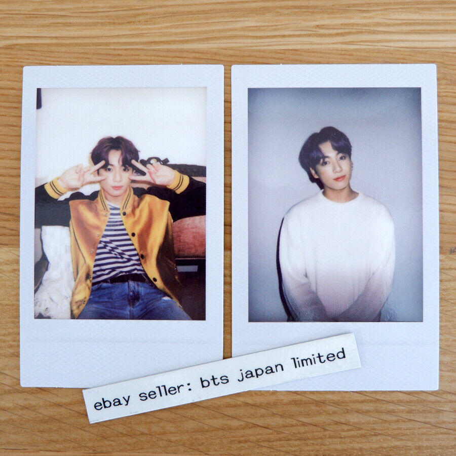 BTS Jungkook DECO KIT Cámara instantánea aleatoria Impresión a doble cara Photocard PCS 