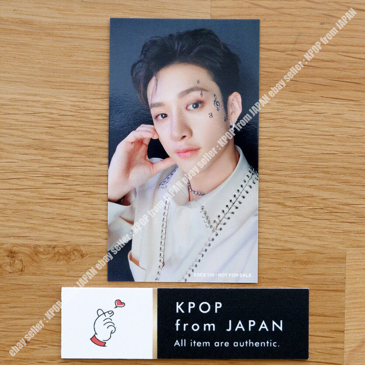 Bang Chan Stray Kids THE SOUND Tarjeta fotográfica oficial JAPAN POB FC Tarjeta fotográfica Fan 