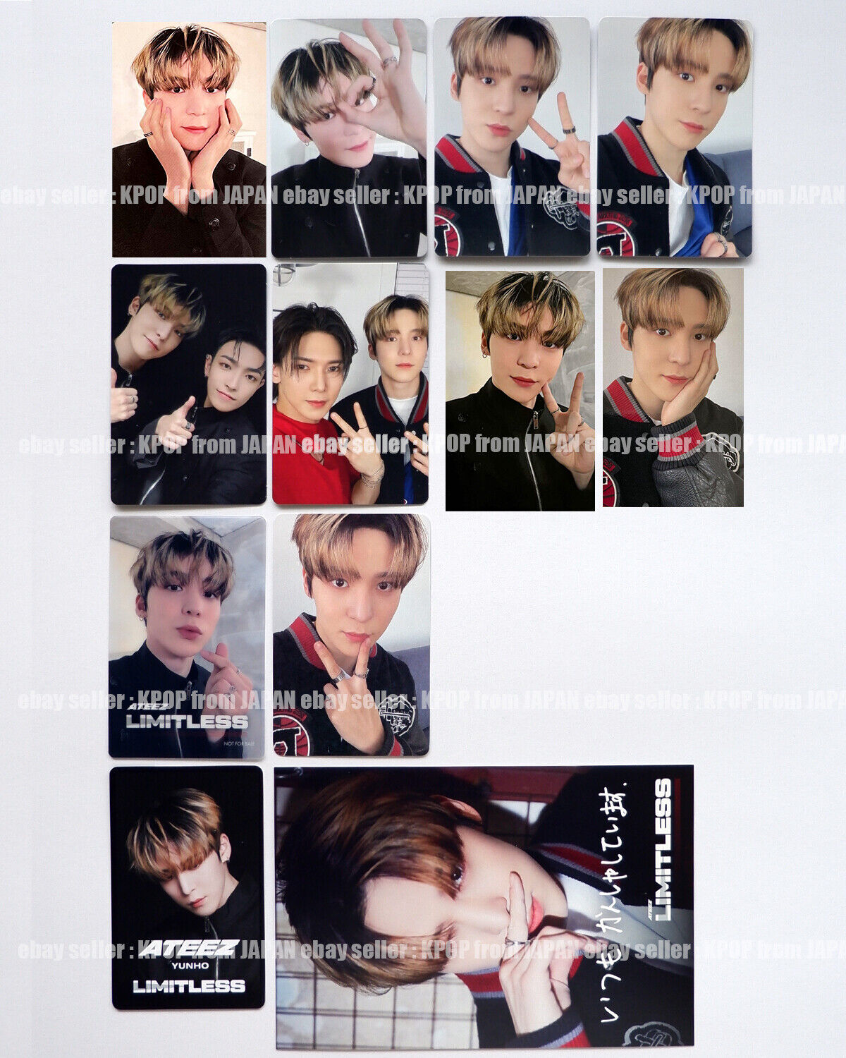 YUNHO ATEEZ Limitless Official Photocard ATINY Tower records HMV Lucky –  world-store