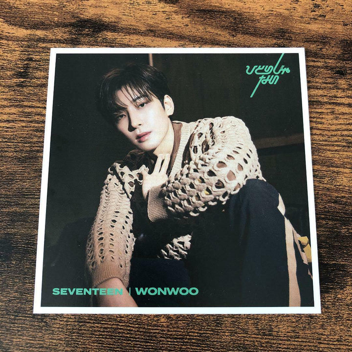 SEVENTEEN Wonwoo Tarjeta fotográfica oficial HITORIJANAI ABCD Normal CARAT PC