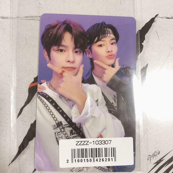 Stray Kids Scars / Thunderous Unidad oficial del club de fans Photocard FC Tarjeta fotográfica PC 