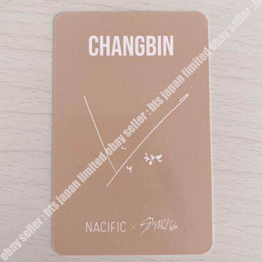 Stray kids NACIFIC 13th Photocard POB Hyunjin Felix Han Lee Know Bang chan I.N