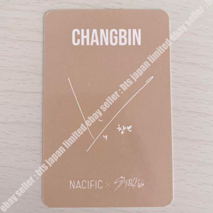 Stray kids NACIFIC 13th Photocard POB Hyunjin Felix Han Lee Know Bang chan I.N