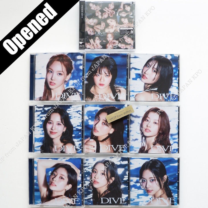 TWICE JAPAN DIVE Japan Official ONCE / SOLO set ALL OPENED JPFC Set of 10