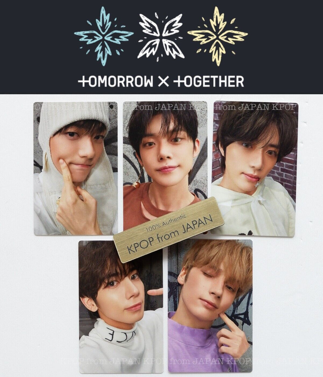 TXT JAPAN CHIKAI 5 SOLO CD + 5 Photocard set SOOBIN YEONJUN BEOMGYU TAEHYUN