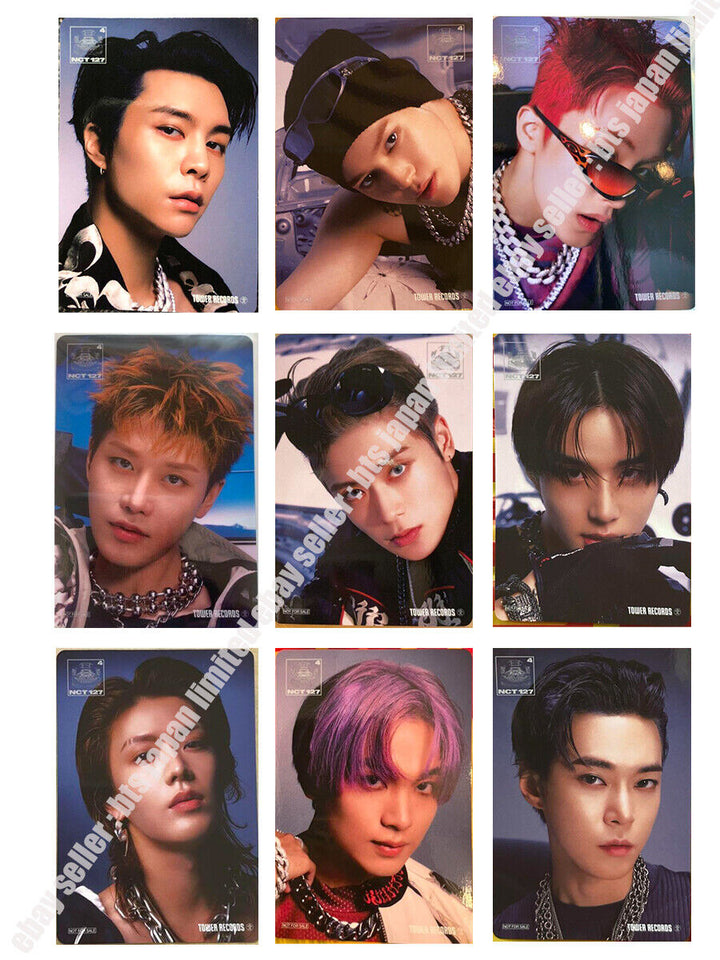 NCT127 2 Baddies Tower records Tarjeta de fotografía oficial limitada POB NCT 127 