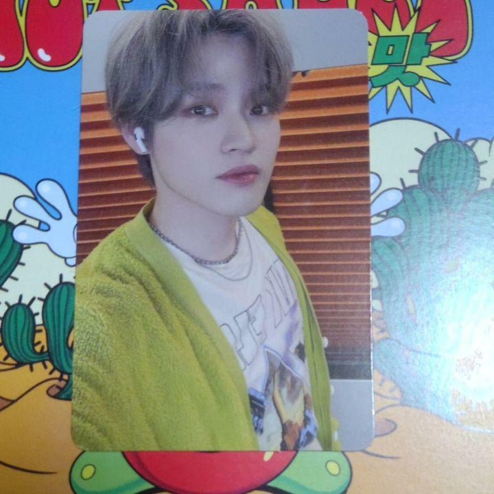 NCT DREAM Hot Sauce Chenle Tarjeta fotográfica oficial PC Crazy Bolling Chilling Cafe 7 