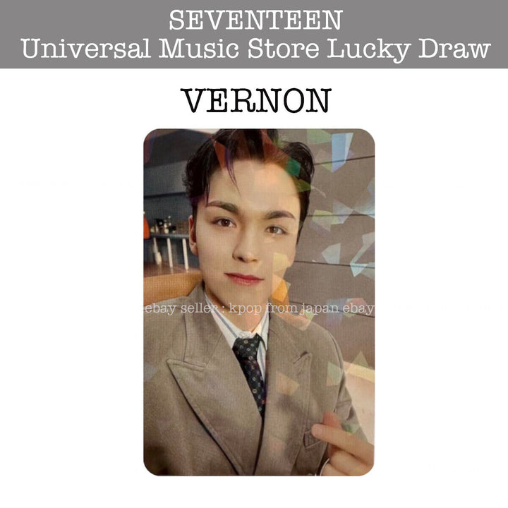 SEVENTEEN FML UMS Lucky draw official photocard Universal Music Store Photo card