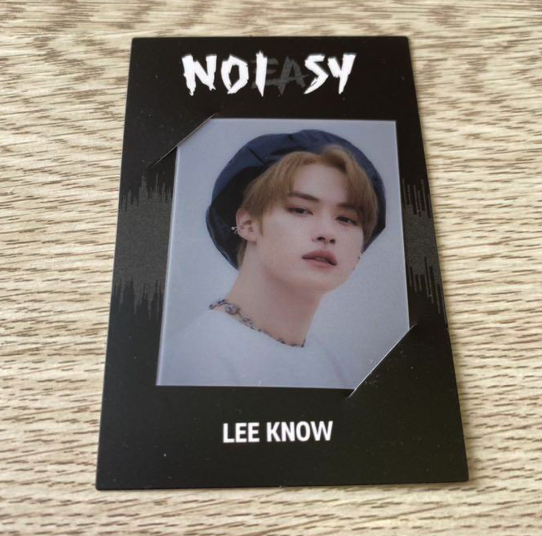 Stray kids Lee Know NOEASY NOISY Official Photo card PC photocard Leeknow