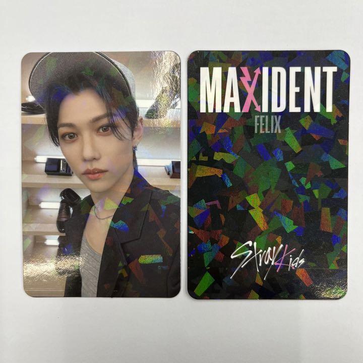 Stray Kids MAXIDENT SOUNDWAVE Photocard Hyunjin Felix Han Lee Know Bang chan