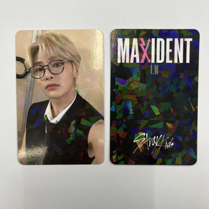 Stray Kids MAXIDENT SOUNDWAVE Photocard Hyunjin Felix Han Lee Know Bang chan