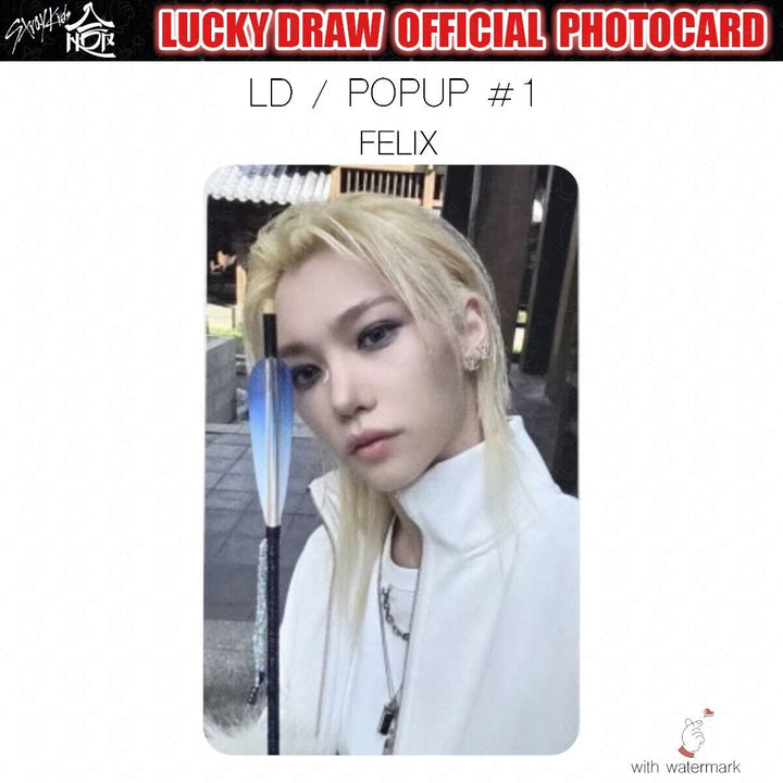 PRE STRAY KIDS HOP LUCKY DRAW SOUNDWAVE POP-UP OFFICIAL PHOTOCARD POLAROID POPUP