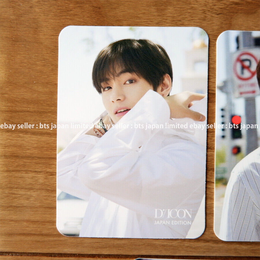 BTS DICON Vol.2 DETRÁS de Japón Edición especial Photocard Tarjeta fotográfica PC 