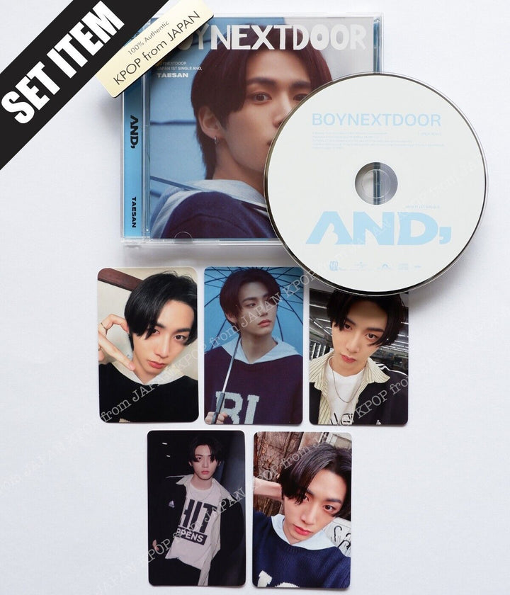 TAESAN BOYNEXTDOOR AND, Japan Solo CD + POB Lucky draw Photocard weverse UMS