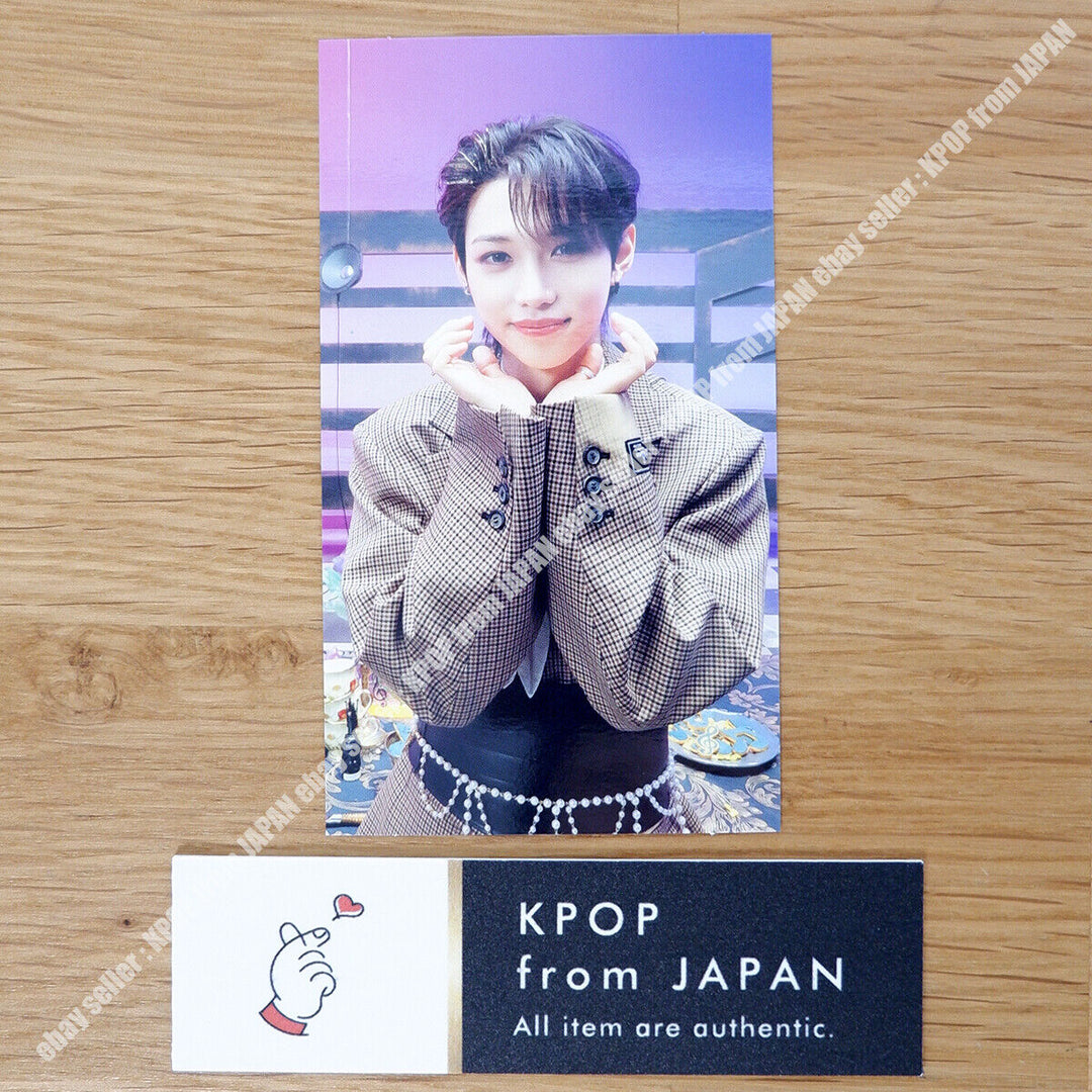 Felix Stray Kids THE SOUND Tarjeta fotográfica oficial JAPAN POB FC Fanclub Tarjeta fotográfica PC 