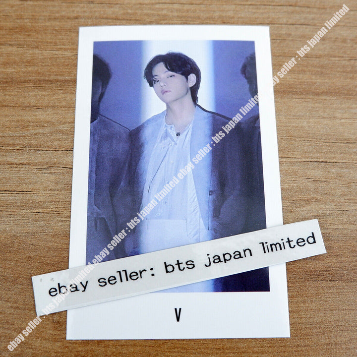 PRUEBA DE EXPOSICIÓN DE BTS en TOKIO Tarjeta fotográfica del sorteo de la suerte RM JIN SUGA JIMIN V JUNGKOOK 