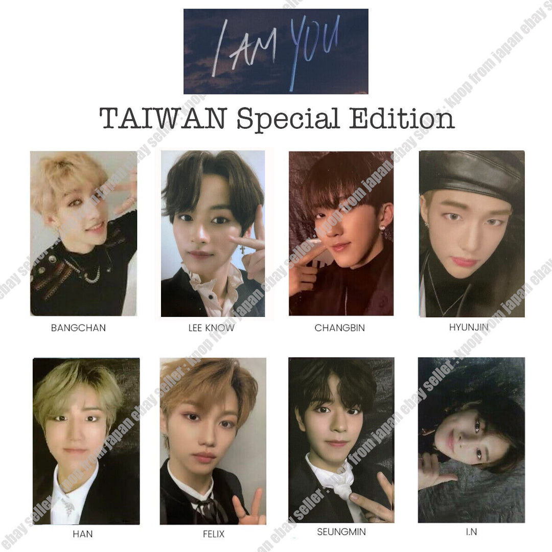 Niños callejeros Soy TÚ Edición de Taiwán Tarjeta fotográfica Hyunjin Felix Lee Know Bang chan 