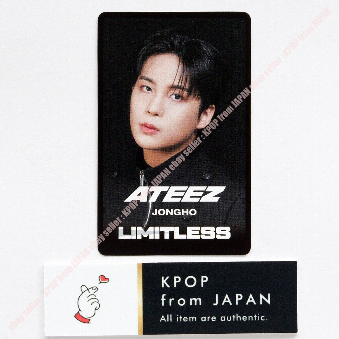 JONGHO ATEEZ Limitless Tarjeta fotográfica oficial ATINY Tower registra el sorteo de HMV 