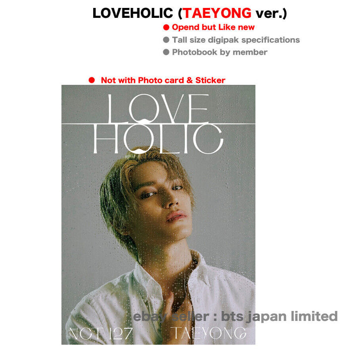 NCT 127 LOVEHOLIC Not with Photocard & Sticker TAEYONG HAECHAN JAEHYUN