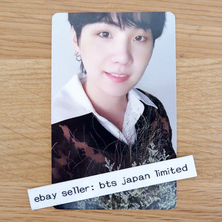 BTS Suga DECO KIT Cámara instantánea aleatoria Impresión a doble cara Tarjeta fotográfica PCS 