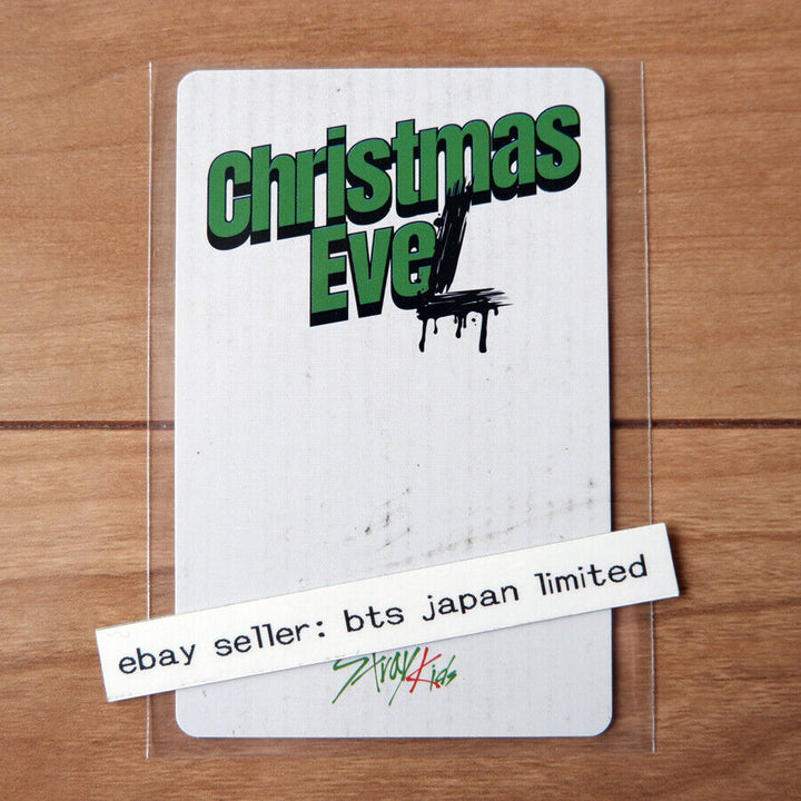 Stray Kids Bang Chan Christmas EveL Official Photocard CONCEPT GLITTER POB PC