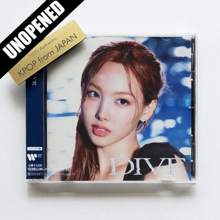 UNOPENED TWICE Japan Album DIVE Limited A B ONCE SOLO CD JPFC Photocard