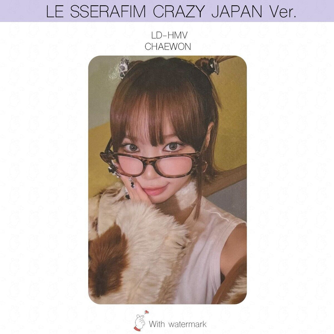 LE SSERAFIM CRAZY JAPAN ver. ALBUM POB LUCKY DRAW PHOTOCARD WEVERSE UMS HMV UNIT