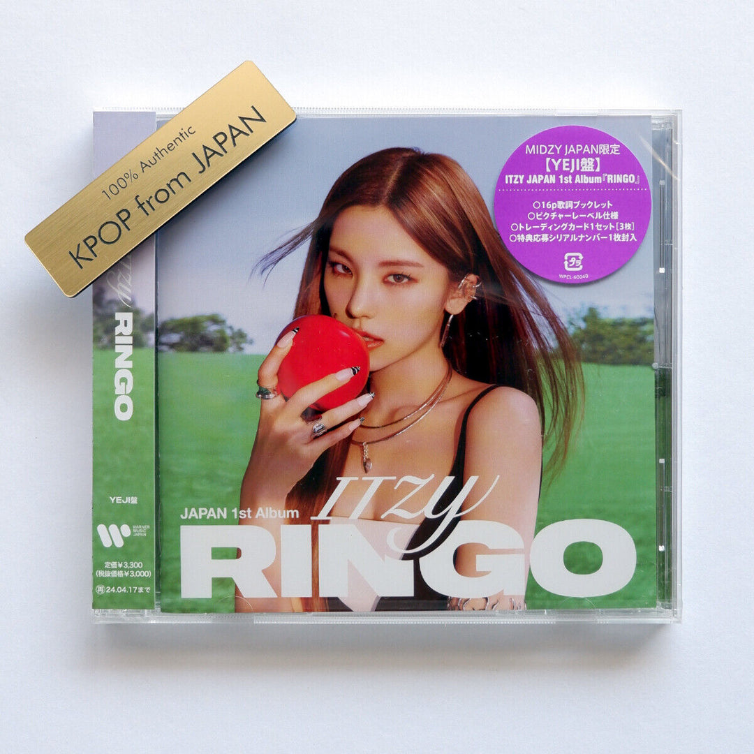 Unopened ITZY RINGO MIDZY JAPAN ver. Yeji Yuna Lia Ryujin Chaeryeong ALBUM