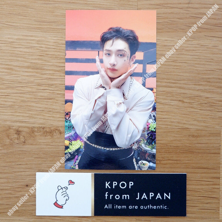 Bang Chan Stray Kids THE SOUND Tarjeta fotográfica oficial JAPAN POB FC Tarjeta fotográfica Fan 