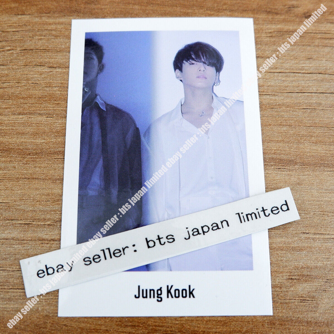 PRUEBA DE EXPOSICIÓN DE BTS en TOKIO Tarjeta fotográfica del sorteo de la suerte RM JIN SUGA JIMIN V JUNGKOOK 