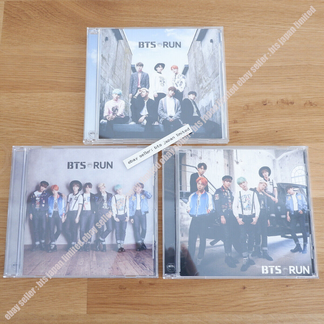 BTS RUN Official Japanese Ver. HMV , Normal , 1st Limited Edition CD DVD