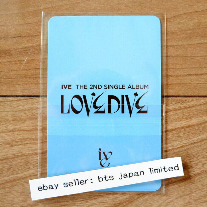 IVE LOVE DIVE Ktown4u Official POB Photocard Ktown Benefit Photo card PC