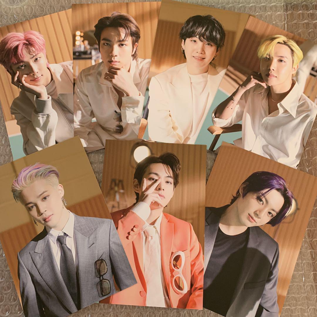 BTS Memories 2021 Official Post card RM JIN SUGA J-HOPE JIMIN V JUNGKOOK Taehyun