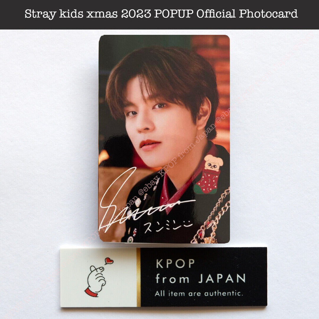 Stray kids 2023 Xmas POPUP Japan limited Official Photocard