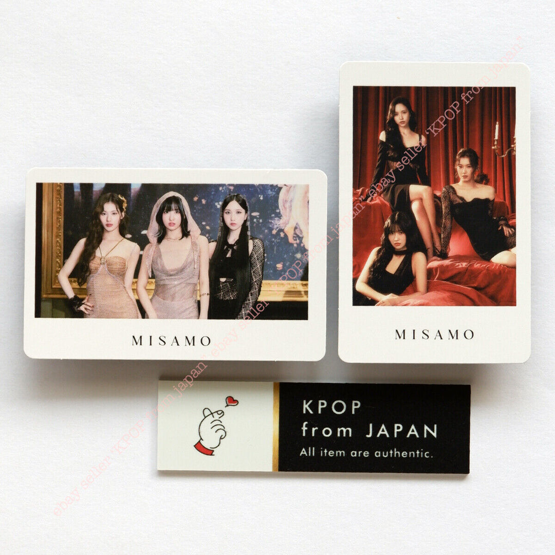 MISAMO Masterpiece Official Photocard set mina sana momo TWICE Photo card