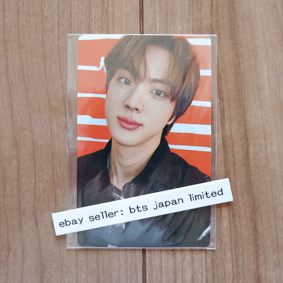 BTS JIN Butter Official Photo card Cream Peaches Fan club Selfie PC