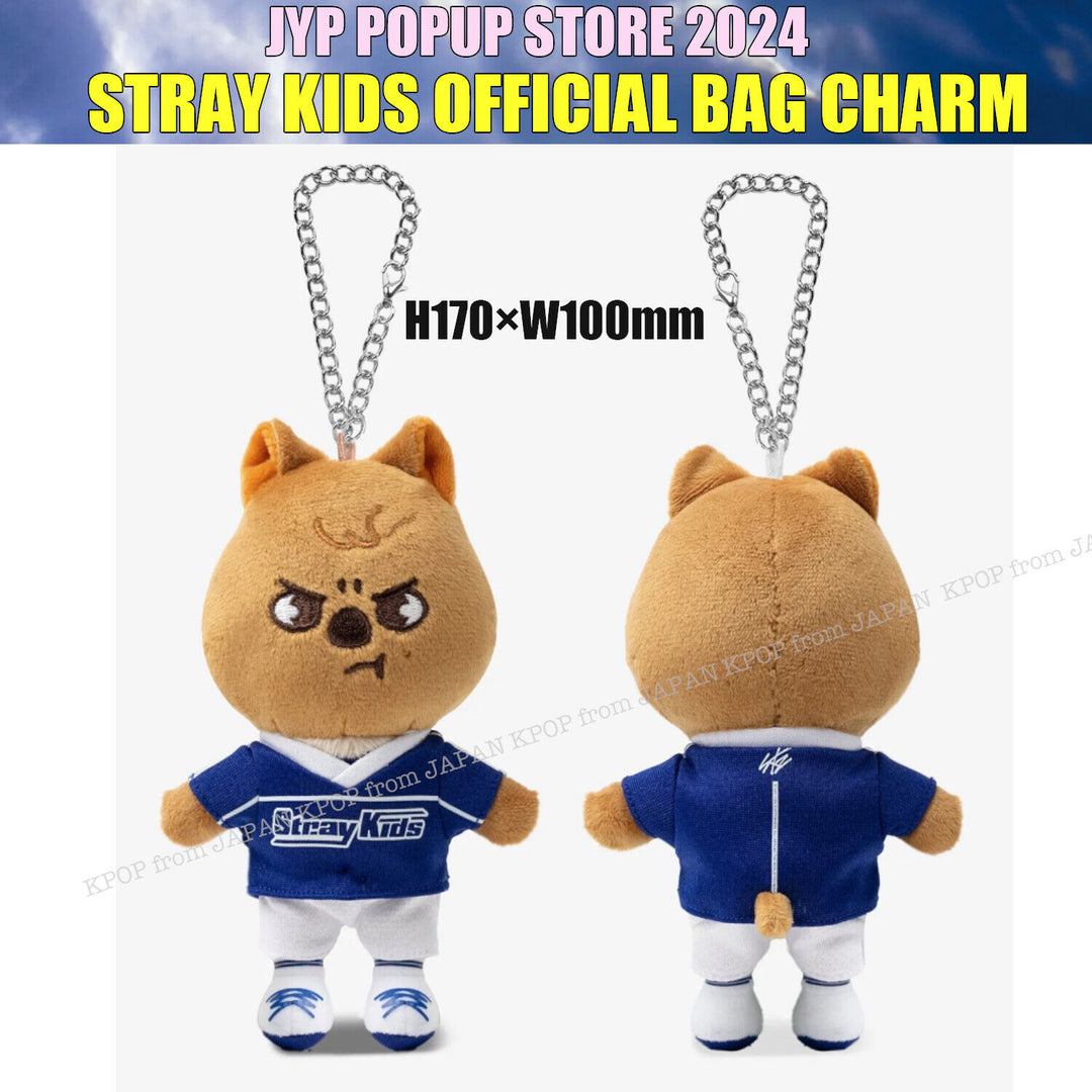 PRE Stray kids JYP JAPAN POPUP STORE 2024 BAG CHARM Wolf Chan Leebit Jiniret Han