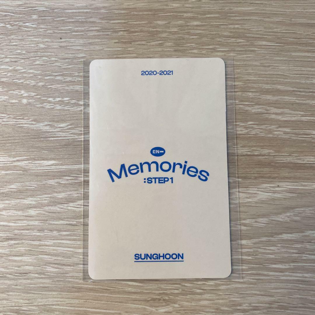 ENHYPEN SUNGHOON Memories : Step 1 Official Photocard DVD DIGI CODE POM