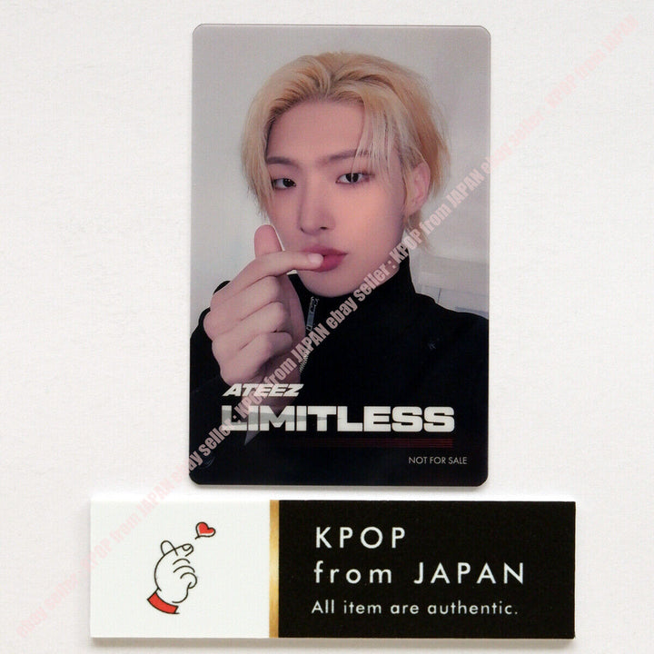 MINGI ATEEZ Limitless Official Photocard ATINY Tower records HMV Lucky draw