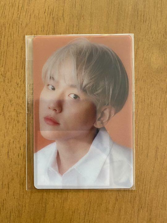 Tarjeta fotográfica BAEKHYUN "BAEKHYUN" Japón 1er mini álbum oficial Clear Photocard PC 