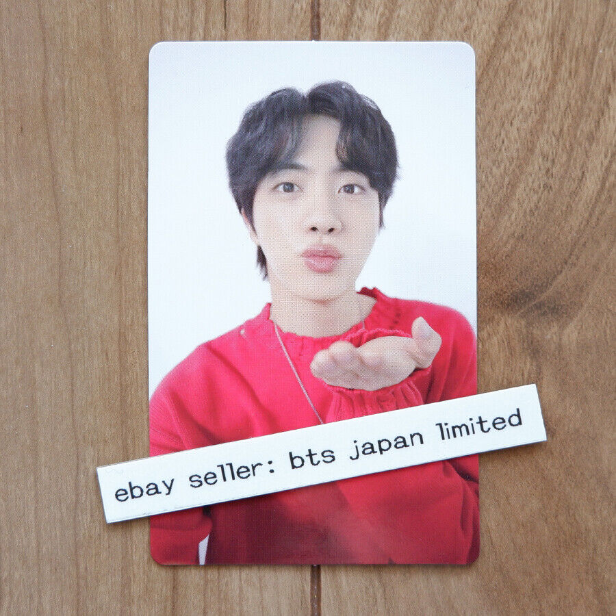 BTS W member benefits for JAPAN FC and mobile members Official Photo card Fan