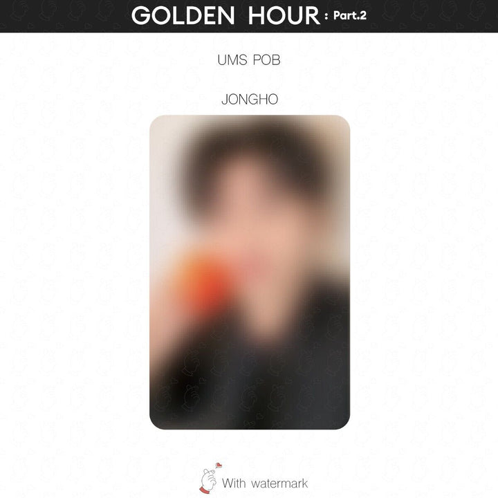 PRE ATEEZ GOLDEN HOUR Part.2 JAPAN STORE BENEFIT POB PHOTOCARD JPFC UMS HMV pt2