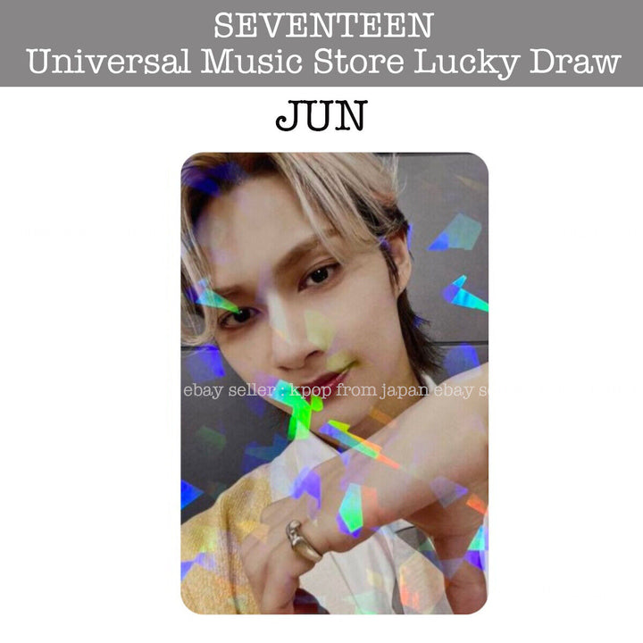 SEVENTEEN FML UMS Tarjeta fotográfica oficial del sorteo Universal Music Store Tarjeta fotográfica 