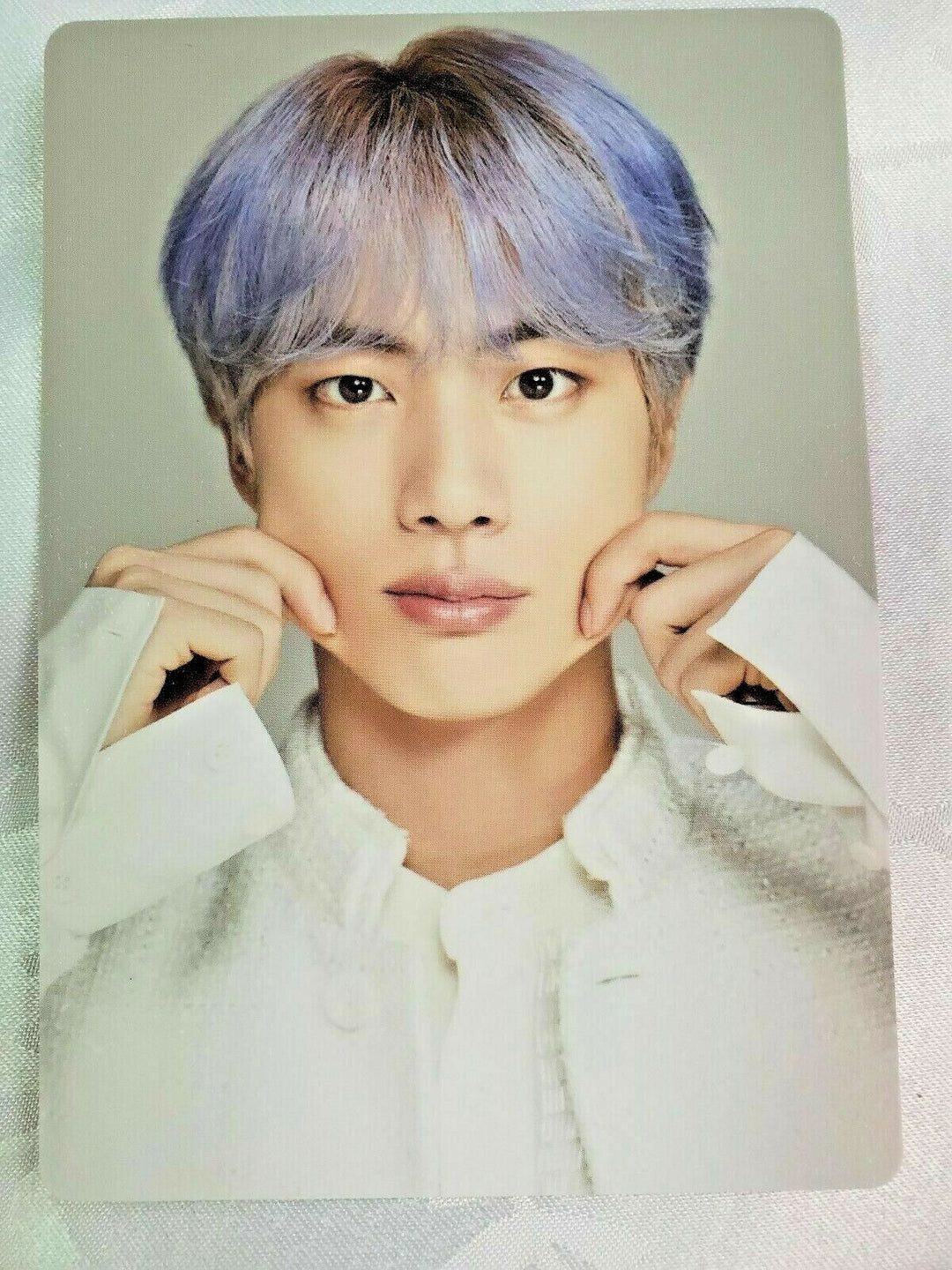 Mini tarjeta fotográfica oficial de BTS JIN SPEAK YOURSELF THE FINAL en Seúl 2019 