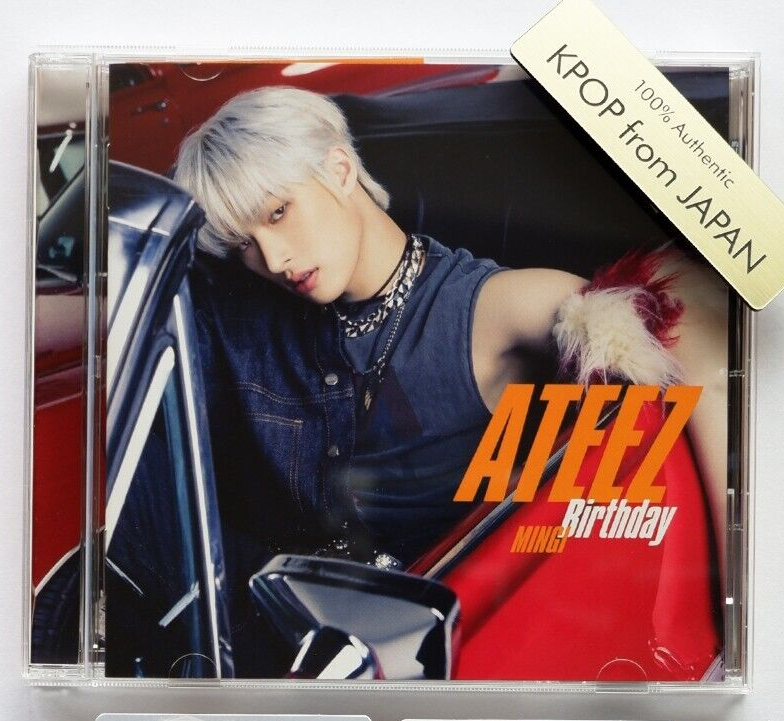 MINGI ATEEZ Birthday JAPAN SOLO SET OPENED CD+2PHOTOCARD