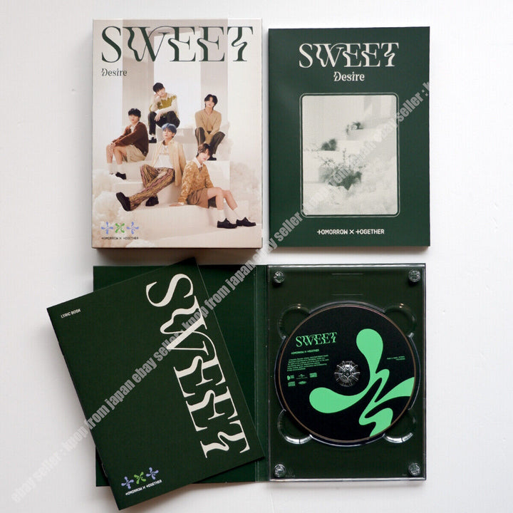 Opened TXT SWEET weverse UMS 7net POB TOMORROW X TOGETHER Japan album CD