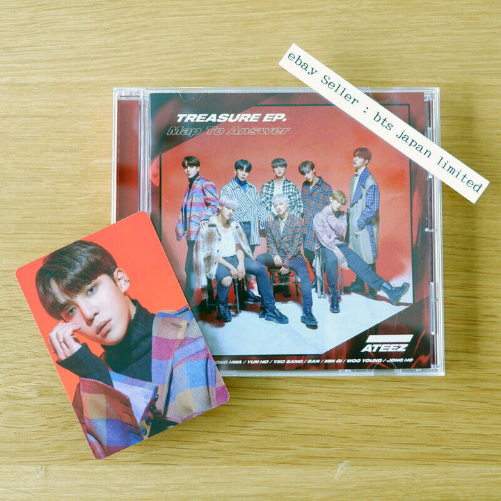 ATEEZ OFFICIAL TREASURE EP.Map To Answer Type-Z CD + Photocard Set Photo card